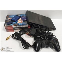 PLAYSTATION 2 CONSOLE WITH GAMES INCLUDES