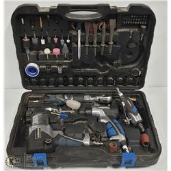 MASTERCRAFT 5 AIR TOOL TOOLSET W/ ATTACHMENTS