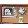 Image 1 : FLAT OF 3 MARILYN MONROE TIN COLLECTIBLES