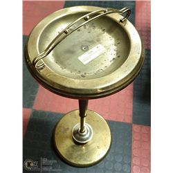 VINTAGE FLOORSTANDING BRASS ASHTRAY W/