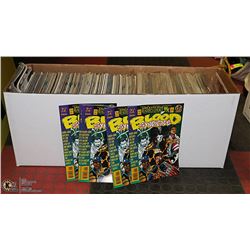 LONG BOX OF ASSORTED COMIC BOOKS