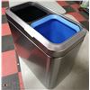 Image 1 : STAINLESS OFFICE RECYCLE & WASTE BIN
