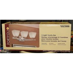 NEW PORTFOLIO 3-LIGHT VANITY BAR -