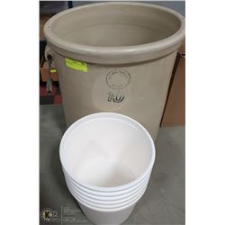 LARGE 10 GALLON CROCK POT