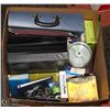 Image 1 : LARGE BOX FULL OF OFFICE SUPPLIES INCL.
