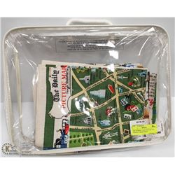 TEA TOWELS - OLD ENGLISH TEA TOWELS - MADE FROM