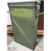 Image 1 : AIR TIGHT GREEN METAL CONTAINER