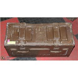 VINTAGE AMMO BOX 23" X 9" X 10" HIGH