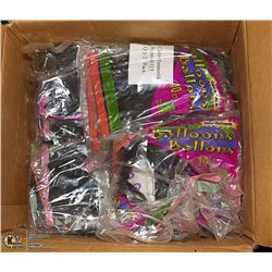 APPROX 2000 PARTIAL CASE BALLOONS-HALLOWEEN