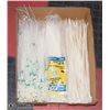 Image 1 : BOX WITH HUNDREDS OF 14.5" ZIP TIES