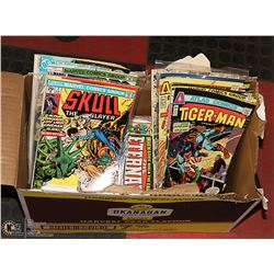 ESTATE BOX OF VINTAGE COMICS BATMAN ETC