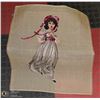 Image 1 : NEEDLE POINT TAPESTRIES (NOT FRAMED) THE PINK LADY