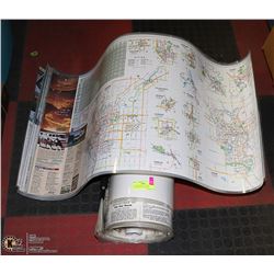 37 LAMINATED 1923 TO 2002 ALBERTA HIGHWAY MAPS