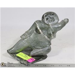 SOAP STONE ESKIMO STATUE