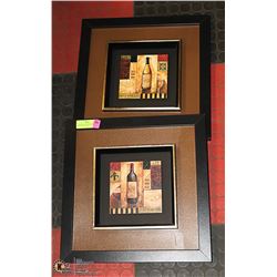 LOT OF 2 SHOWHOME SHADOW BOX 16" X 16" PICTURES