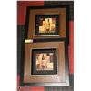 Image 1 : LOT OF 2 SHOWHOME SHADOW BOX 16" X 16" PICTURES
