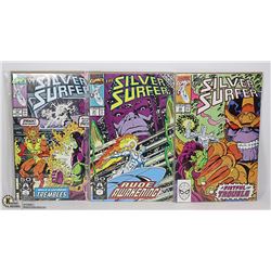 6 COLLECTORS SILVER SURFER COMICS #44, 51, 52, 72,