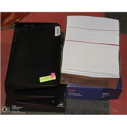 OFFICE LOT INCLUDES ORGANIZER & 2 BOXES OF