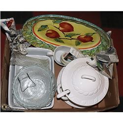 SERVING DISHES, PASTA, SOUP TUREEN, CASSEROLE DISH