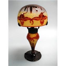 LE VERRE FRANCAIS - "Decor Orchidae." A