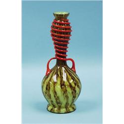 An unusual "1950's" Italian art glass v