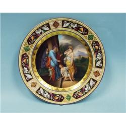 Hagar and Son leaving Abraham's House. 