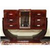 Image 1 : ART DECO - A fine French burl walnut an