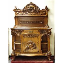 ART NOUVEAU - A superbly carved French 