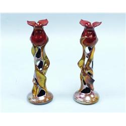 ZSOLNAY, PECS - Hungary. An unusual pai