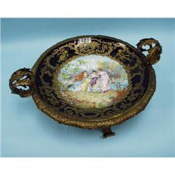 A fine antique French gilt bronze mount