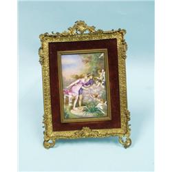 Elopement. A fine vitrine size antique 