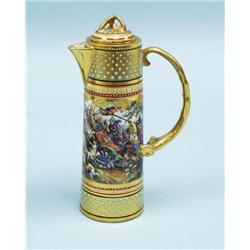 A very good antique German porcelain co