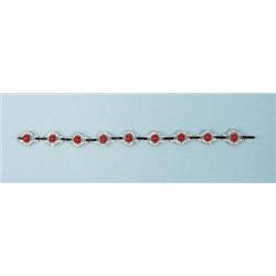 An Art Deco design platinum and diamond