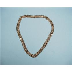 A handmade 18 kt. gold necklace designe