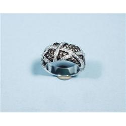 A very good 18 kt. white gold and diamo