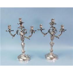 A pair of important antique French four