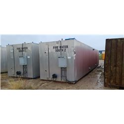 FIRE WATER PUMP STORAGE UNIT, INSULATED 8X8X40 FT