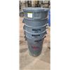 Image 1 : RUBBERMAID AND BRUTE TRASH CANS QTY 5