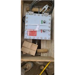 CRATED ELECTRICAL BOX