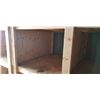 Image 5 : 16'L X 95"H X 51"D SHELVING UNIT  C/W 15 BINS 3/4 PLYWOOD