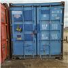 Image 1 : 8 X 8 X 40 SHIPPING CONTAINER BLUE (4917760