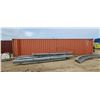 Image 2 : 8 X 8 X 40 SHIPPING CONTAINER  RED (614 212)