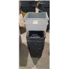 Image 1 : 19X19 GARBAGE CANS QTY 3. OFFICE TRASH CANS QTY 11