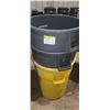 Image 2 : THREE 24" RUBBERMAID BINS