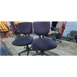 TWO STENO CHAIRS