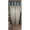 Image 1 : GREY METAL WARDROBE C/W SHELF AND COAT RACK