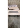 Image 1 : 2 MAPLE COLOUR DESKS WITH TOP SELF LOCATED IN FORT MCMURRAY