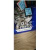 Image 19 : LARE QUANTITY OF PART BINS FULL OF ELECTRICAL COMPONENTS , NUTS, BOLTS, FITTINGS