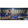 Image 1 : LARE QUANTITY OF PART BINS FULL OF ELECTRICAL COMPONENTS , NUTS, BOLTS, FITTINGS