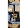 Image 4 : THREE CONTAINERS OF VALVES AND PARTS- NEW AND USED